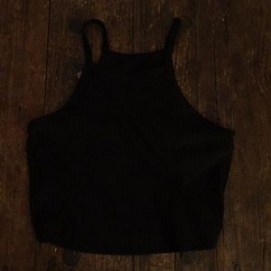 Black crop top